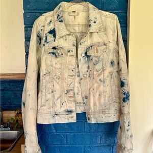 Free People Tye Dye Jean Jacket‎